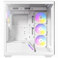 Gabinete Antec C3 Argb, Midi Tower, Atx, Micro Atx, Itx, 4x Ventiladores Argb, Blanco Open Box