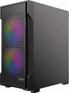 Gabinete Antec Vx100m Argb, Mini Tower, Micro Atx, Itx, 3x Ventiladores Argb 120mm, Negro Open Box