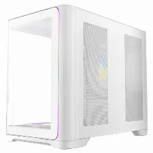 Gabinete Antec C5 Curve Argb. Midi Tower, 4x Ventilador 120 Mm, Compatible Btc, Blanco
