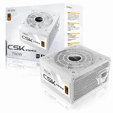 Fuente De Poder Antec Csk750 Dc, 750w , 80 Plus Bronze, Pcie 5.1, Blanco
