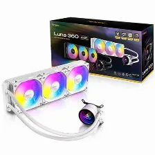 Enfriamiento Liquido Antec Luna 360 Argb, 3x120mm, Intel/amd, Blanco
