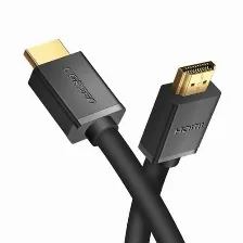 Cable Ugreen Hdmi Macho A Macho, 4k, 60hz, 10.2 Gbit/s, 15 Metros, Negro