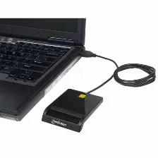 Lector De Tarjeta Inteligente Manhattan Lector De Tarjetas Inteligentes Interior, Interfaz Usb 2.0, Compatible Con Mac Si, Material Acrilonitrilo Butadieno Estireno (abs), Color Negro, Certificació...