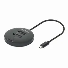 Docking Y Clonador De Ssd M.2 Nvme De Manhattan, Velocidad 10 Gbps, Interfaz Usb-c, Duplica Datos Sin Pc.