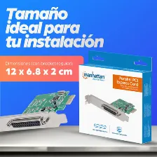 Tarjeta Manhattan Pci Express Con 1 Puerto Db25, (152099)