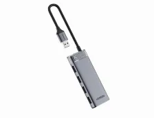 Hub Ugreen, Usb-a 3.2, 4x Usb-a 3.1, 5000 Mbit/s, Gris