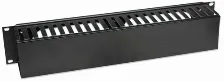 Organizador De Cables Intellinet 19pulg, 2u Tapa De Plastico, Negro