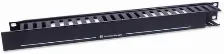 Organizador De Cables Horizontal Intellinet 19pulg, 1u, Metal, Negro