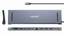 Docking Station Manhattan 190305 4k Ultra Hd, Usb 3.2 Gen 1 (3.1 Gen 1) Type-c, Hdmi 2, Usb A 2, Usb Tipo C 2