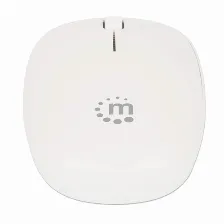 Mouse Optico Manhattan Mw3050, Inalambrico, Usb, 3 Botones, 1200 Dpi, Color Blanco