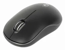 Mouse Manhattan óptico, 3 Botones, 1200 Dpi, Rf Inalámbrico, 10 M, Negro