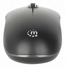 Mouse Manhattan óptico, 3 Botones, 1200 Dpi, Rf Inalámbrico, 10 M, Negro