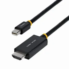 Adaptador Vídeo Startech.com 1m-mdp-hdmi2-4k60 Mini Displayport A Hdmi Tipo A (estándar), 1 M, Negro