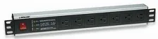 Barra Intellinet Multicontactos Con Supresor De Picos, 7 Contactos, Nema 5-15, Montable Para Rack O Gabinete De 19pulg.,