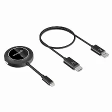 Sistema De Presentacion Manhattan Inalambrico, 1080p, Transmisor Usb-c, Receptor Hdmi, Hasta 30 Metros