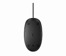 Mouse Hp Mouse Laser 128 Con Cable Laser, 3 Botones, 1200 Dpi, Interfaz Usb Tipo A, Color Negro