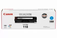 Tóner Canon Cartridge 118 Cyan Original, Negro, Cian, Magenta, Amarillo