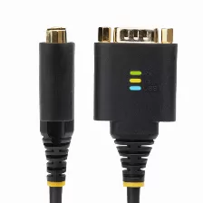 Adaptador Startech.com Usb-a A 2 X Db-9 Rs-232, Negro, Gris