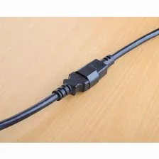 Cables De Poder Manhattan Hembra, Macho 250 V, 3 M, Negro