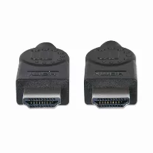 Cable Manhattan Hdmi, 3d, Blindado, 22.5 Metros, Negro