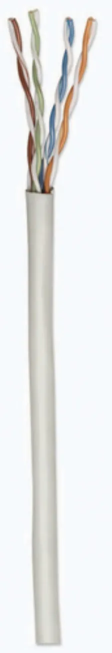 Bobina De Cable De Red Intellinet Cat6 Utp Solido, 305 Metros, 100% Cobre, Clasificacion Cm, Certificable, Gris