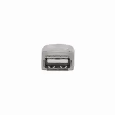 Cable Manhattan Extensión De Alta Velocidad Usb 2.0, Usb A Macho - Usb A Hembra, 4.5 Metros, (340502) Plateado