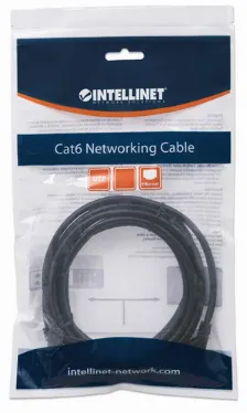 Cable De Red Intellinet Cat6, Utp, Rj-45, Cca, 2m, Negro
