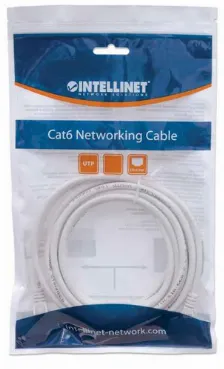 Patchcord Intellinet Cable Patch Cat6, Utp Cat6, 5 M, Blanco