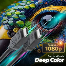 Cable Manhattan Hdmi Macho - Hdmi Macho, 7.5 Metros, (353274) Negro