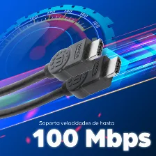 Cable Manhattan Hdmi Macho - Hdmi Macho, 7.5 Metros, (353274) Negro
