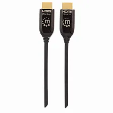Cable Hdmi Manhattan Cable Hdmi óptico Activo Con Clasificación Plénum 50 M, 18 Gbit/s, Negro