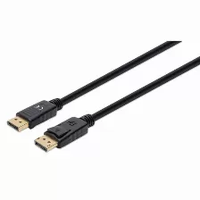 Cable Displayport Manhattan Cable Displayport 8k V1.4 Displayport 1.4, 3 M, Negro