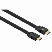Cable Hdmi Manhattan Canal Ethernet, 10 M, Negro