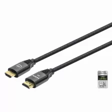 Cable Hdmi Manhattan 1 M, 48 Gbit/s, 1080p, 1440p, Negro