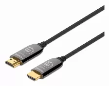Cable Hdmi Manhattan 356176 V. 2.1, 15 M, 48 Gbit/s, 2160p, 4320p, Negro