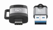 Adaptador Manhattan 356329 Negro, Gris