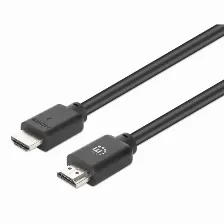 Cable Hdmi Manhattan 356695 Canal Ethernet, 10 M, 18 Gbit/s, 1080p, 2160p, 1440p, Negro