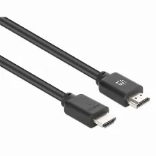 Cable Hdmi Manhattan 356695 Canal Ethernet, 10 M, 18 Gbit/s, 1080p, 2160p, 1440p, Negro