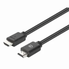 Cable Hdmi Manhattan Canal Ethernet, 22.5 M, 18 Gbit/s, 1080p, 1440p, 2160p, Negro