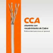 Bobina De Cable Utp Intellinet Cat 5e 305m Gris Claro