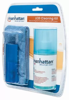 Kit De Limpieza Manhattan Para Pc Y Pantallas, Solucion De Limpieza 200ml, Pano Limpiador Y Cepillo Suave