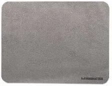 Mouse Pad 3 En 1 Manhattan 422871 Protector Pantalla, Limpiador Pantalla, Tapete, Gris