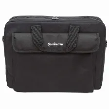 Maletin Para Laptop Manhattan London De 15.6 Pulgadas, Poliester, Color Negro