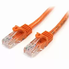 Patchcord Startech.com Cat5e, 1 M, U/utp (utp), Naranja