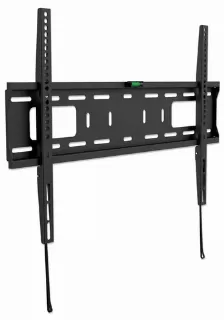 Soporte Manhattan Fijo Para Television De 37 A 70 Pulgadas, Hasta 50kg, Ultra Delgado, Color Negro
