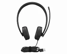 Audífonos Lenovo 4xd1p83425 Diadema, Alámbrico, Usb, Negro