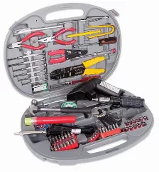 Juego De Herramientas Para Mantenimiento De Computadoras Manhattan (530217), 145 Piezas, Color Gris