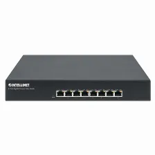 Switch Intellinet Switch Gigabit Poe+ De 8 Puertos Rj-45 8, Gigabit Ethernet (10/100/1000), Negro