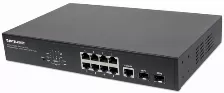 Switch Poe 8 Ptos Intellinet 10/100/1000 Gigabit 140w + 2 Sfp Administrable