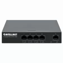 Switch Intellinet 561792 Rj-45 5, Gigabit Ethernet (10/100/1000), Negro